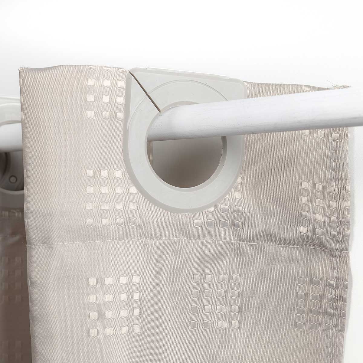 Cortina De Ducha Gris Pardo 180x200cm