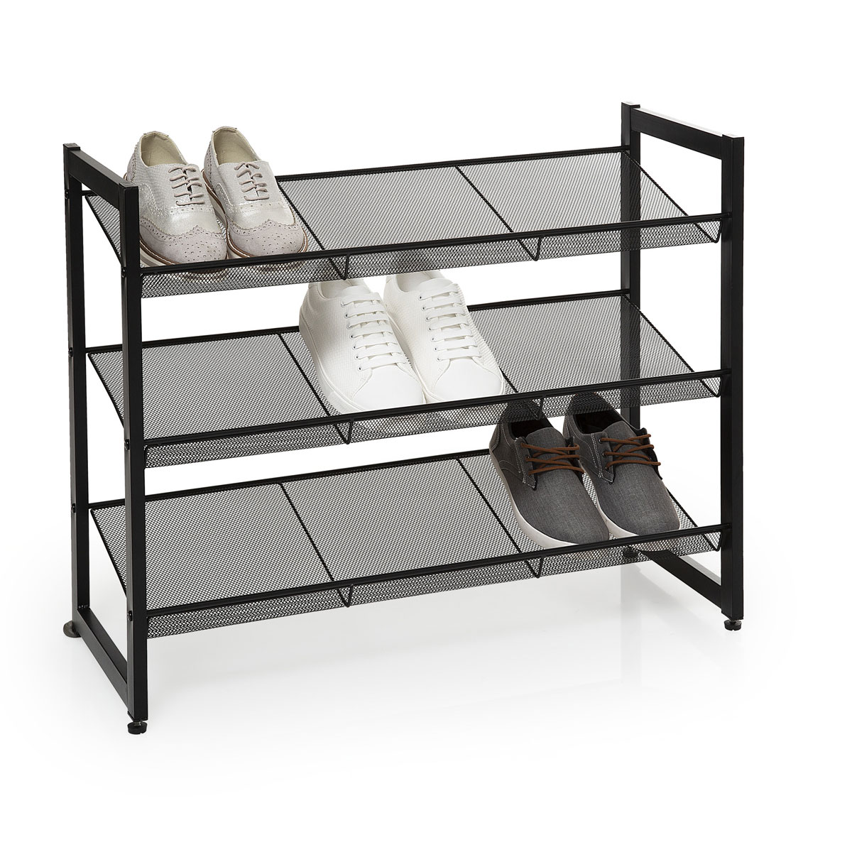 Zapatero De Metal Negro 