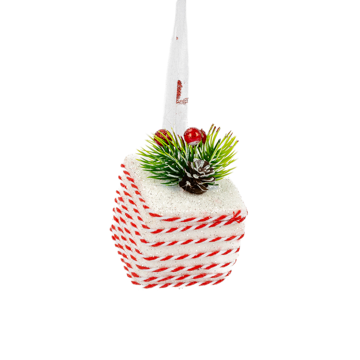 Caja Regalo Rojo Y Blanco