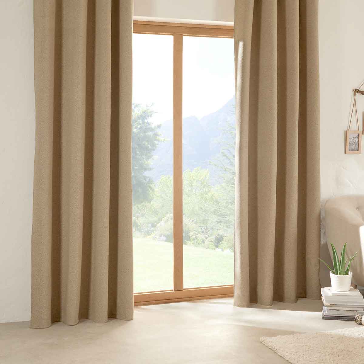 Cortina Bouclette Gris Pardo 140x260cm