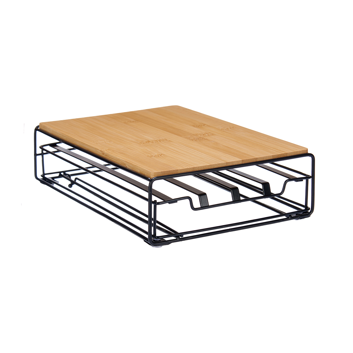 Portac&aacute;psulas De Caf&eacute; Metal/Bamb&uacute; 32Pzas