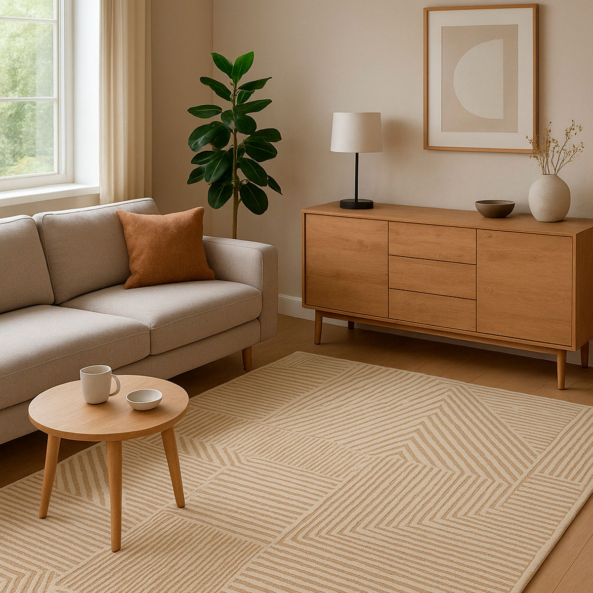 Alfombra ZOE beige 120x160cm