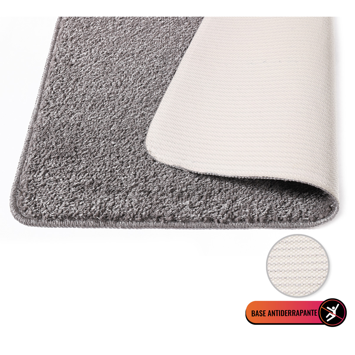 Tapete WC Tufting Cinza 50x80cm