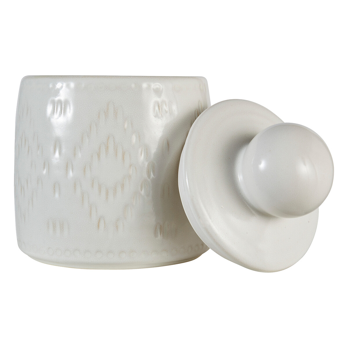 Jarra decorativa MALA blanca 19cm