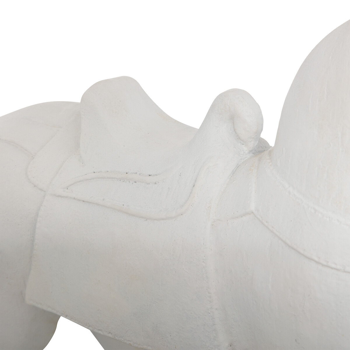 Figura caballo blanco de resina