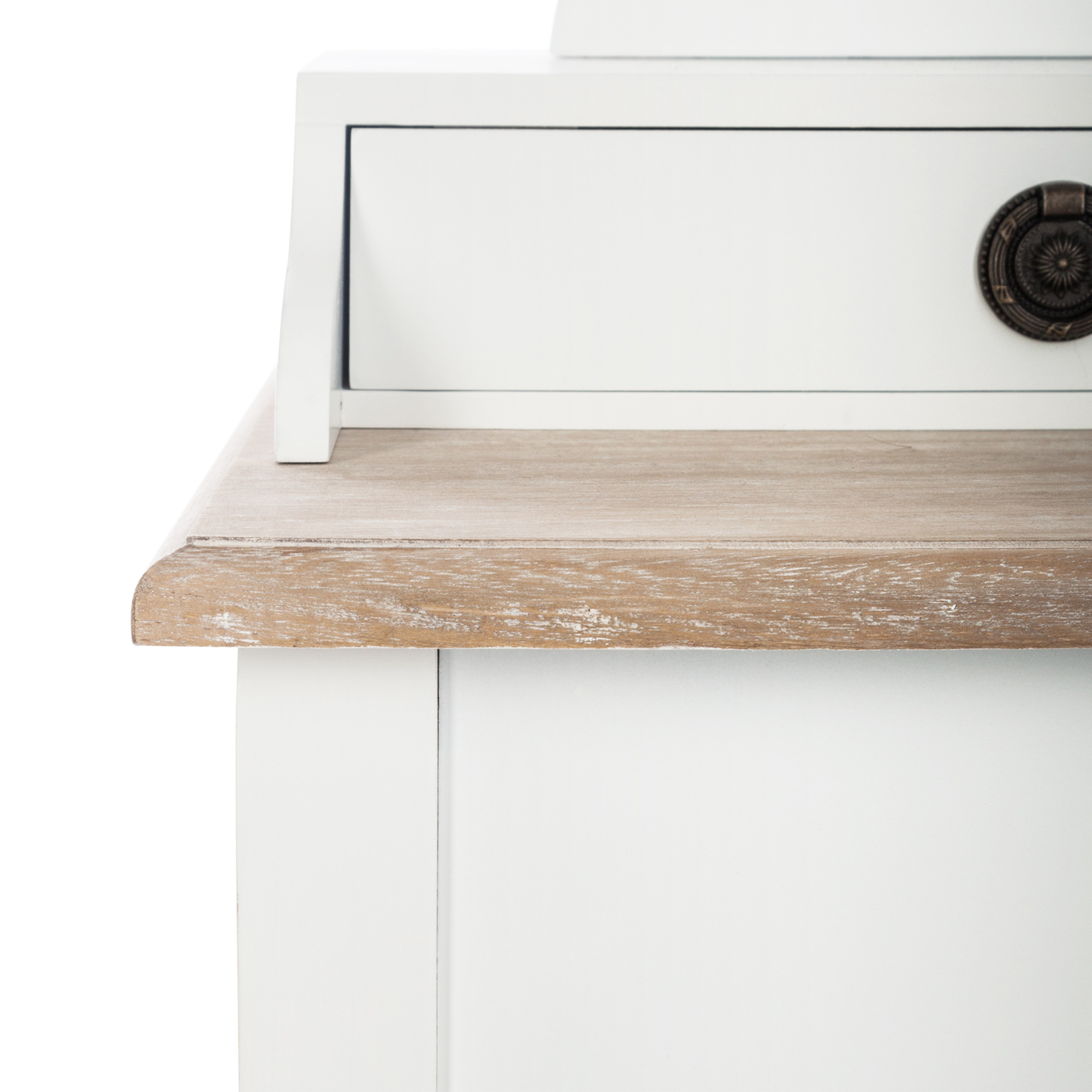 Toucador Chrysa Branco Com 3 Gavetas