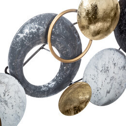 Tela Decorativa Em Metal