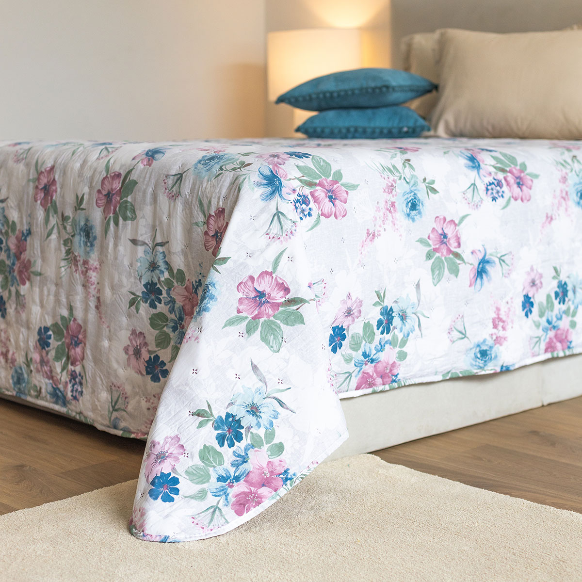 Edredón flores ALBA 250x270cm