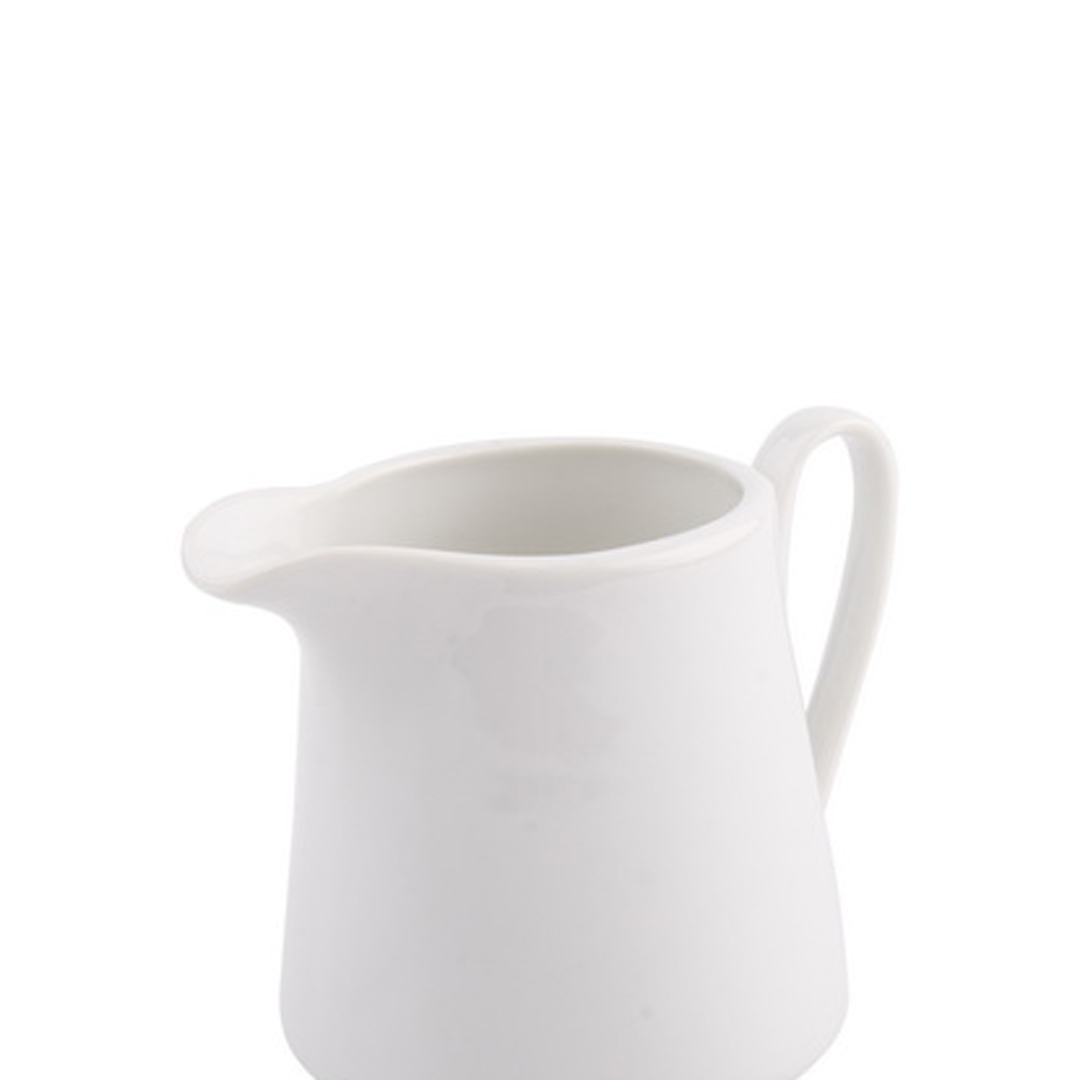 Lechera De Cerámica Blanca