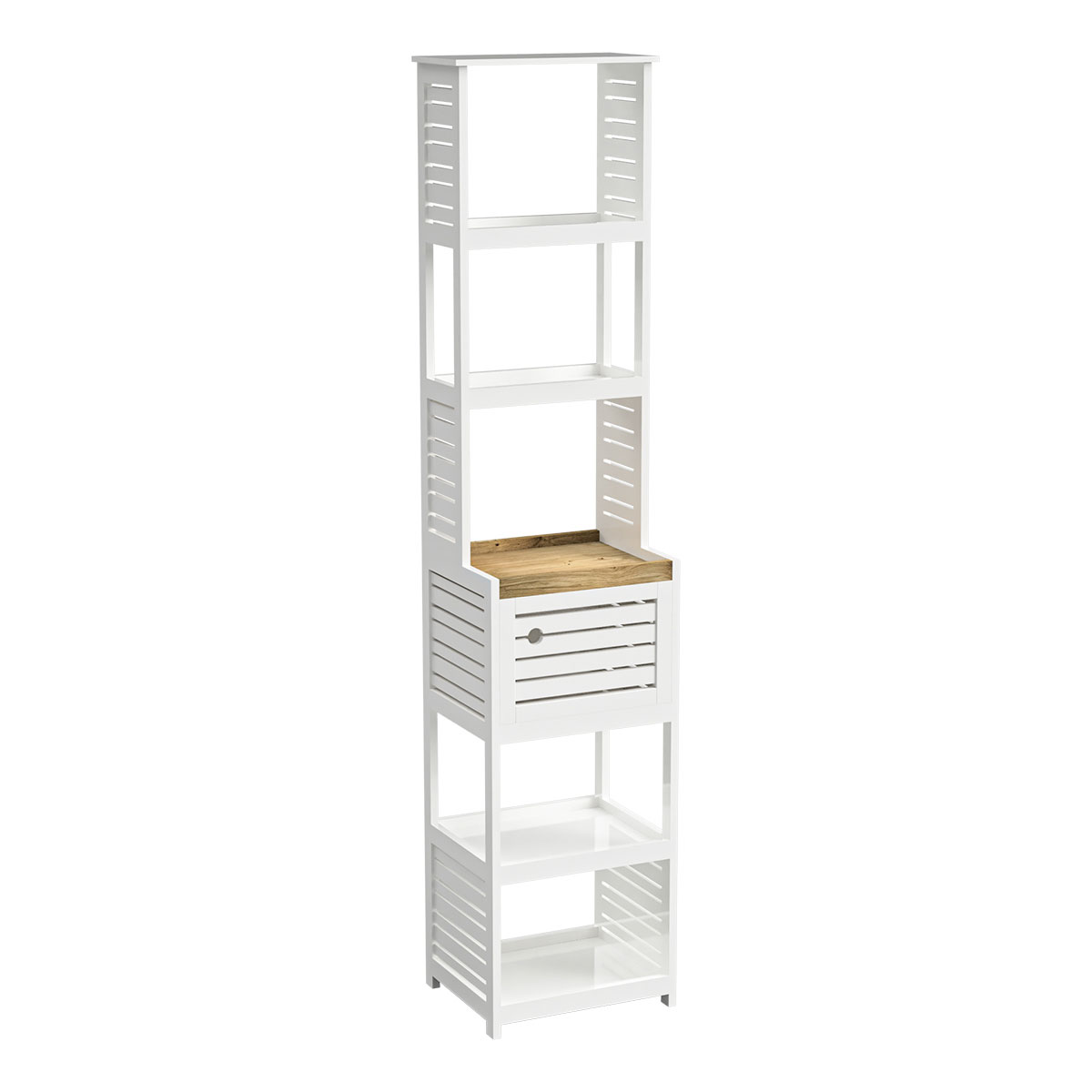 Mueble alto wc con 1 puerta RIO blanco