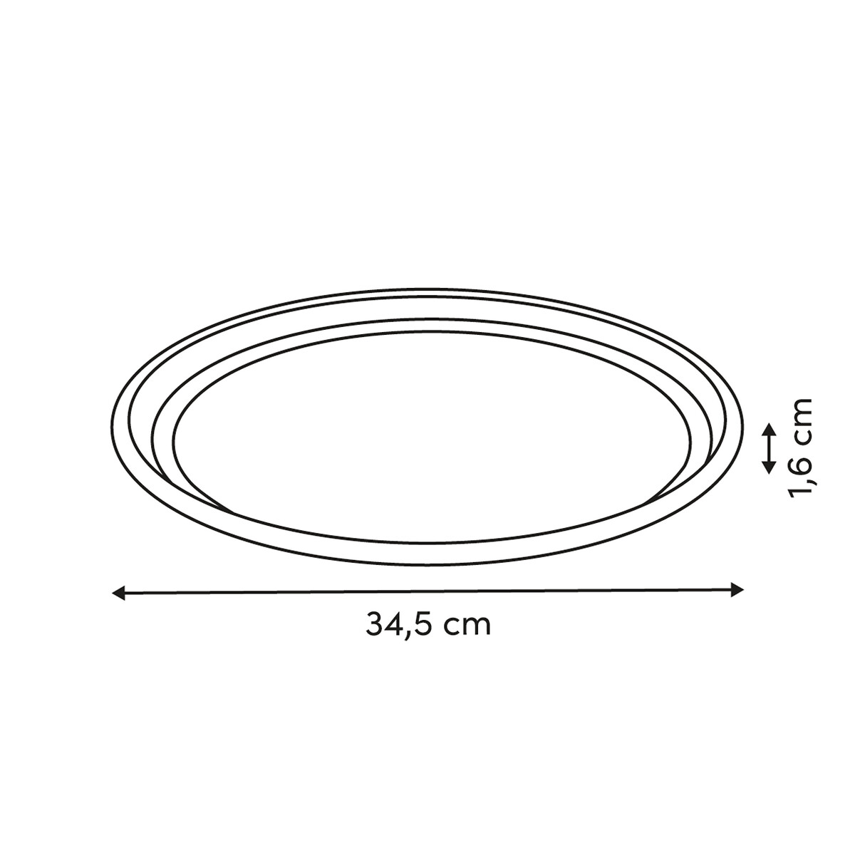 Forma para pizza HARMONY  33cm