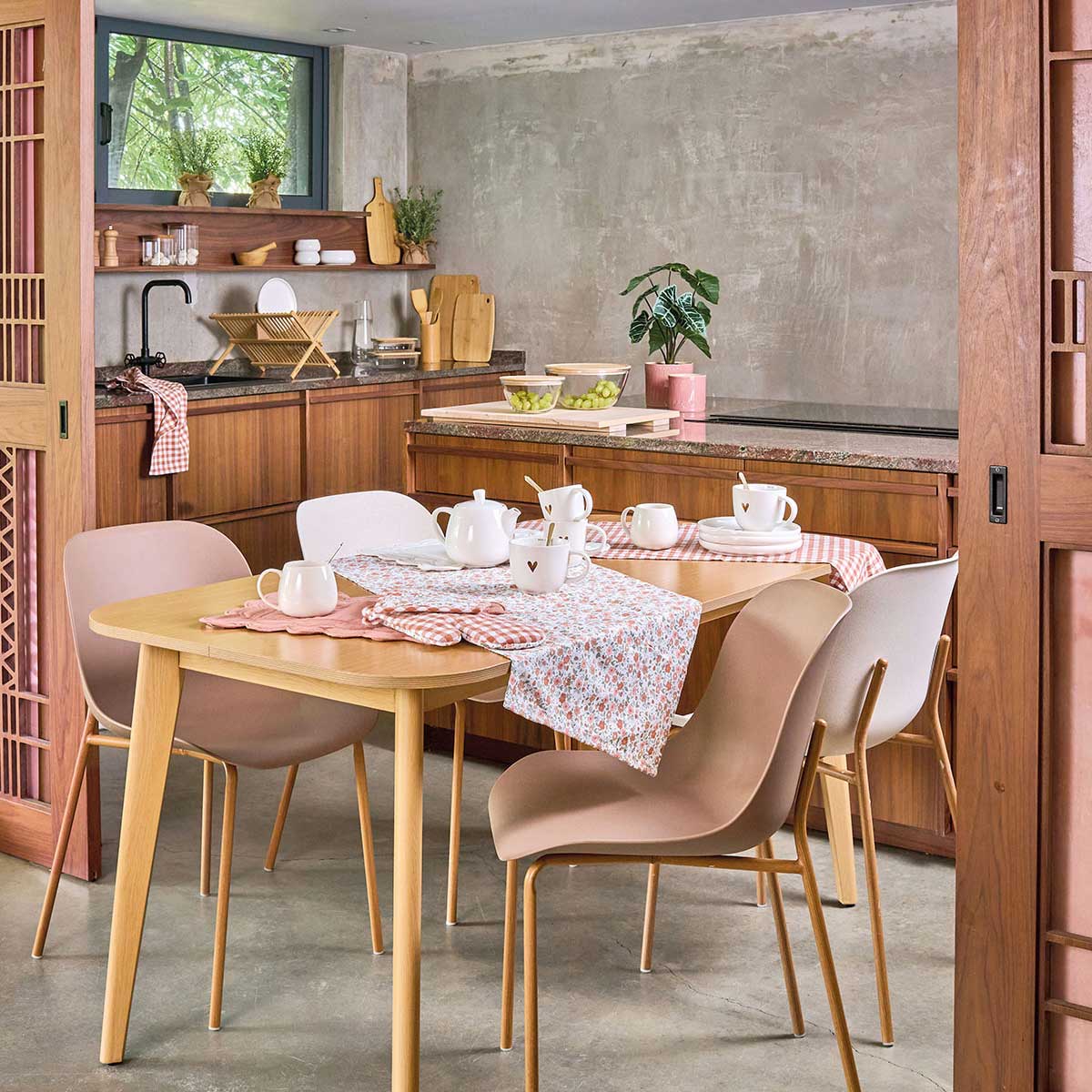 Mesa De Cocina Heby De Madera