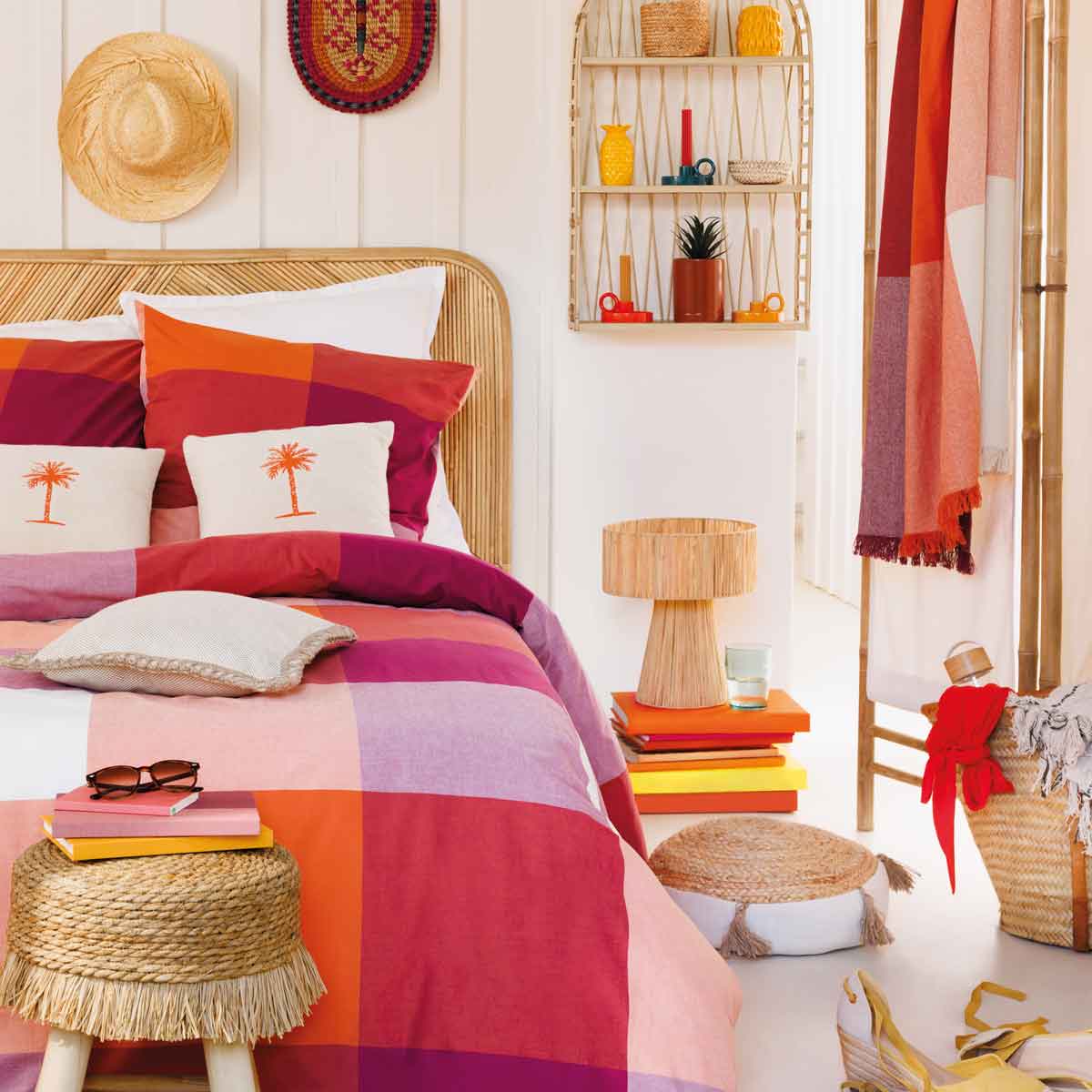 Estantería ANAHI bambú beige 74.4cm