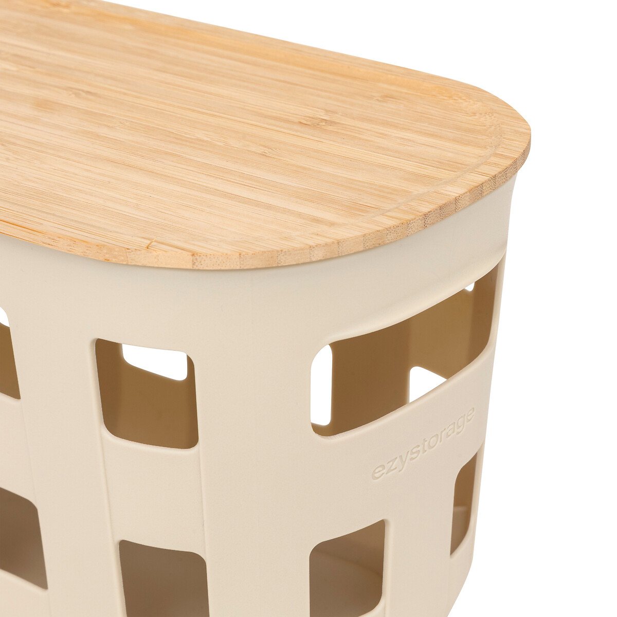 Cesto para ropa con tapa HARMONY beige 5.65L