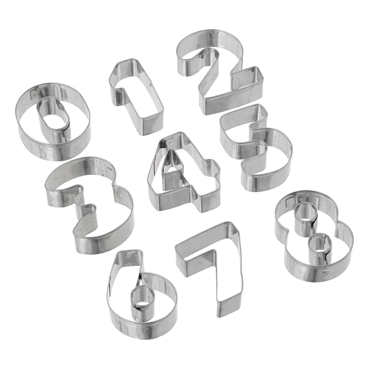 Conjunto De Formas Em Aço Inox Para Bolachas