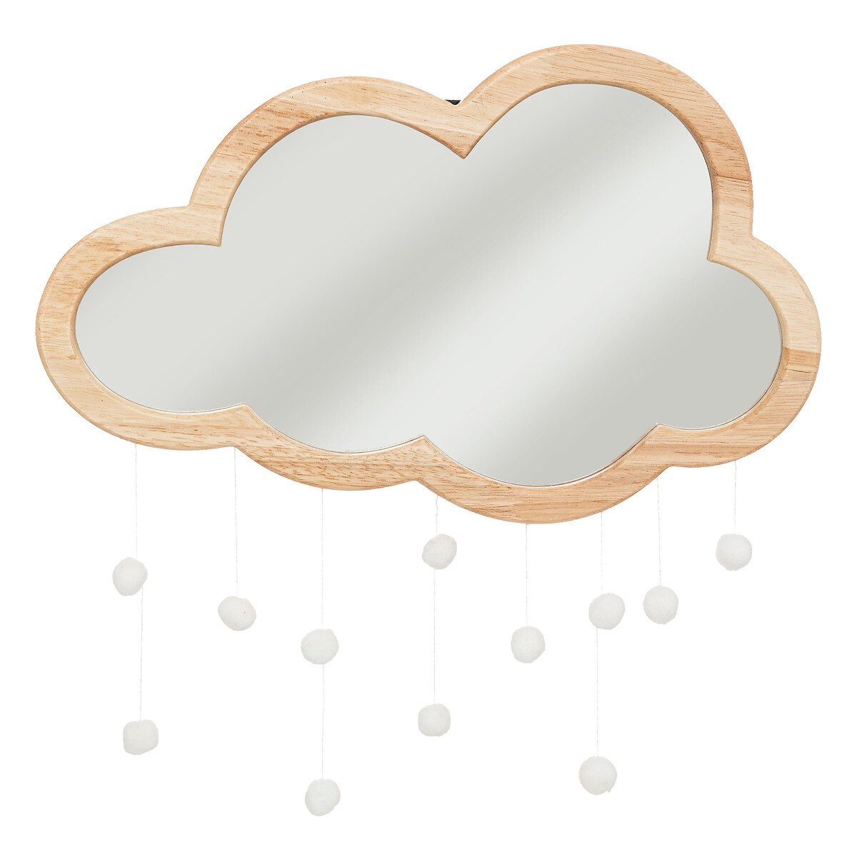 Espejo Nube Con Pompones