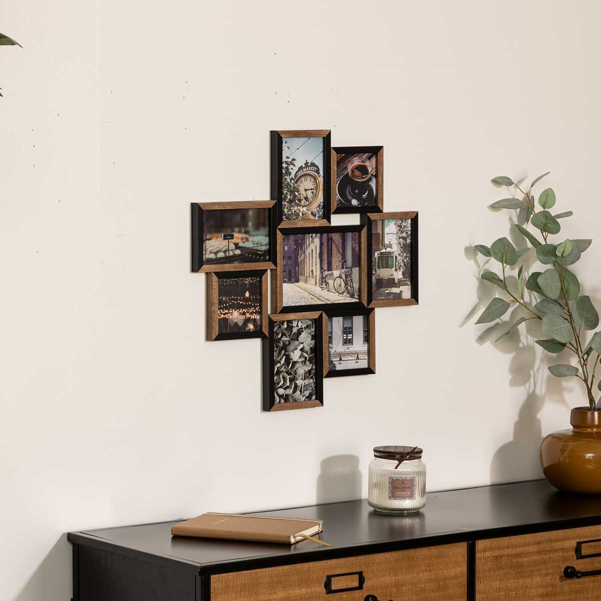 Marco Múltiple P/8 Fotos 48.3x1.8x48.3Cm