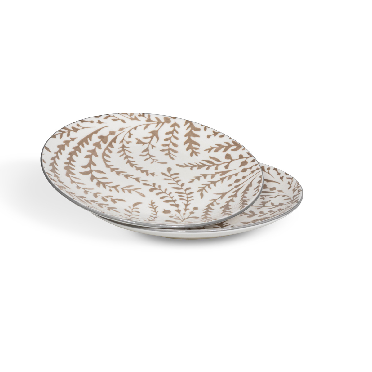 Plato Postre Alive Gris 19cm