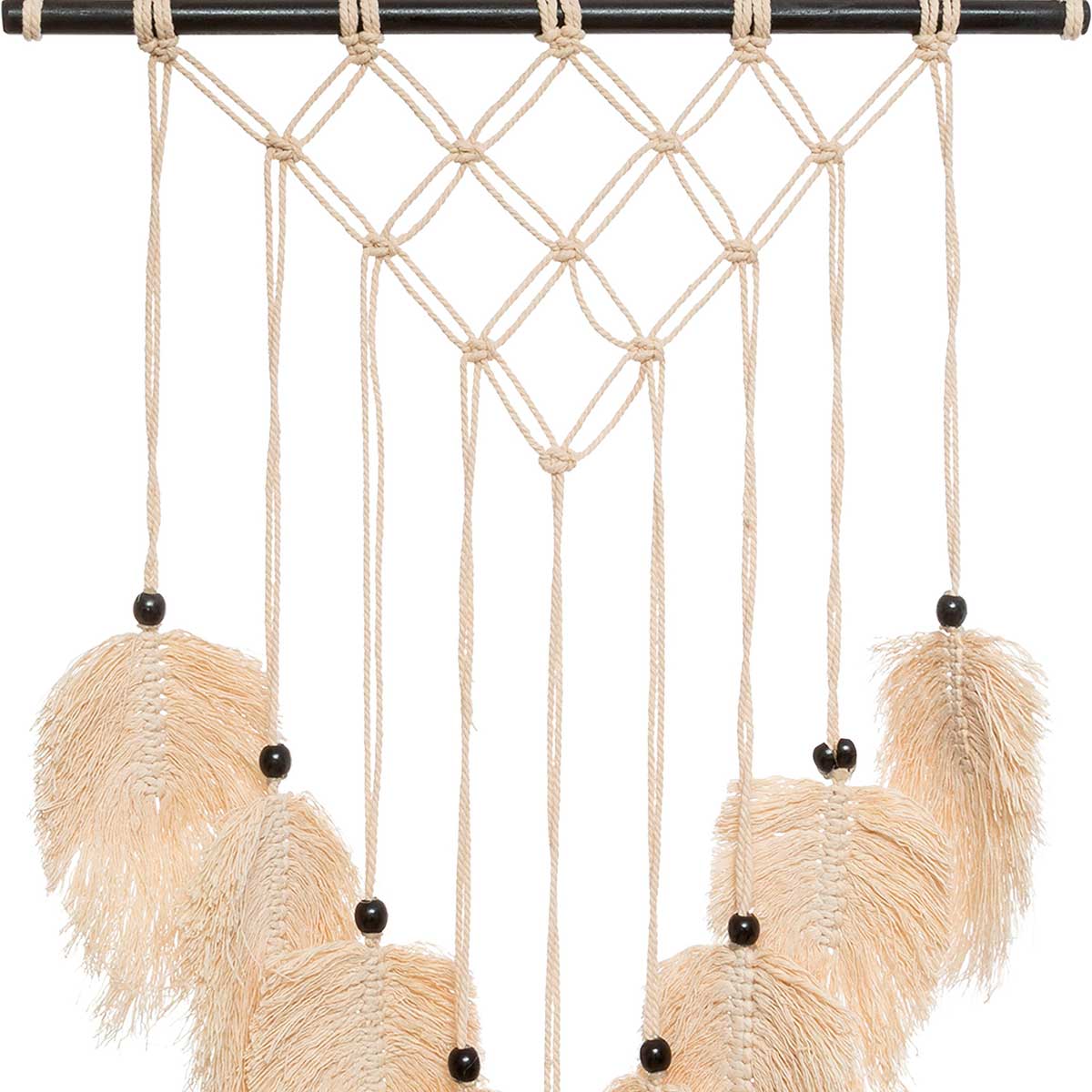 Macram&eacute; Safari 68x45cm Bege