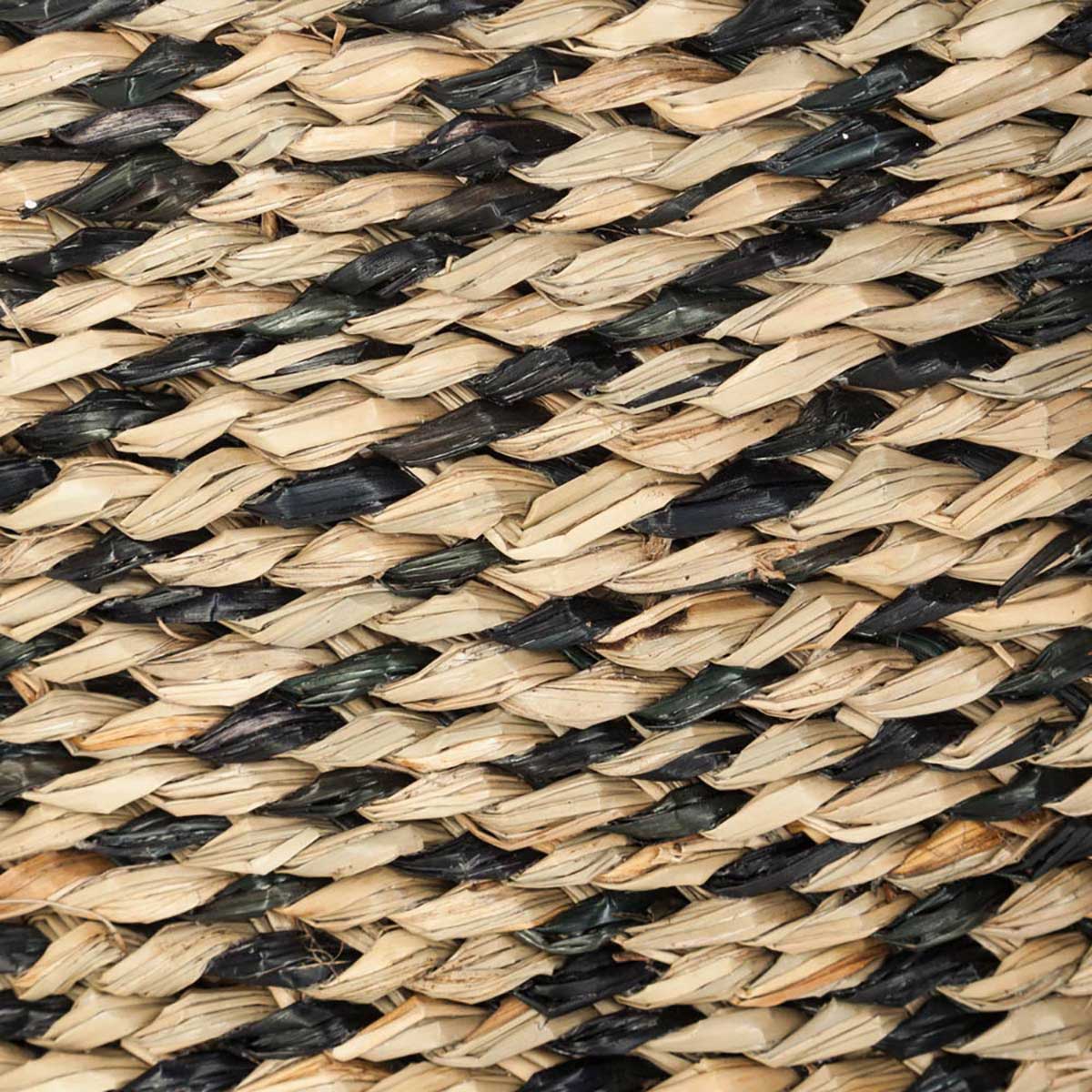 Cesto Seagrass Etnic Com Pegas 32x35cm