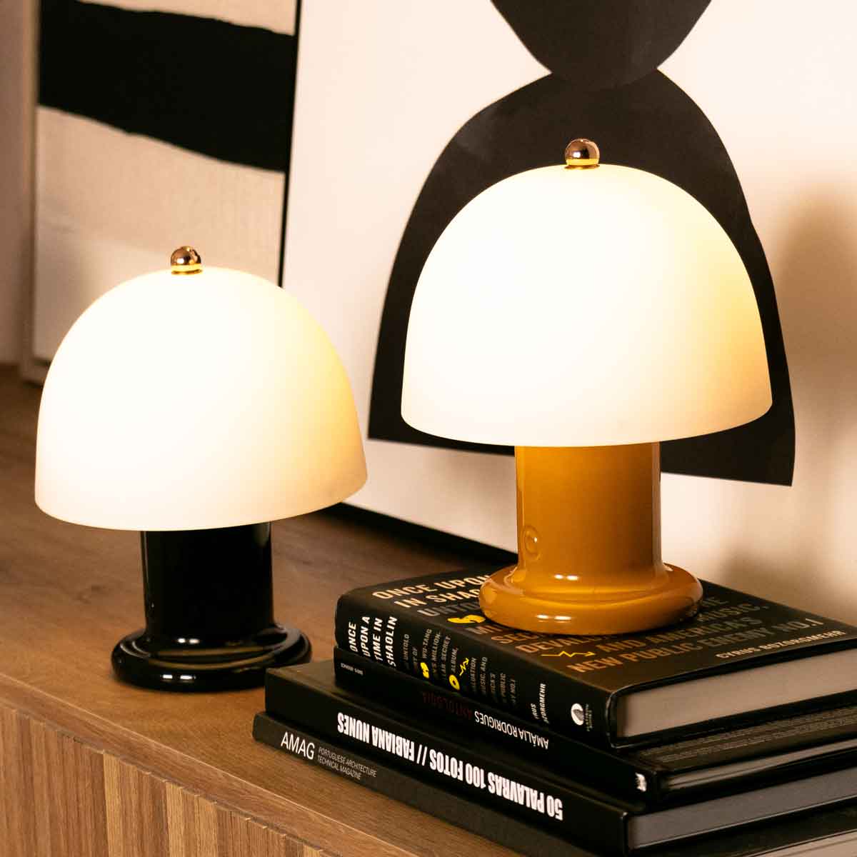 Lámpara de mesa RICK amarilla