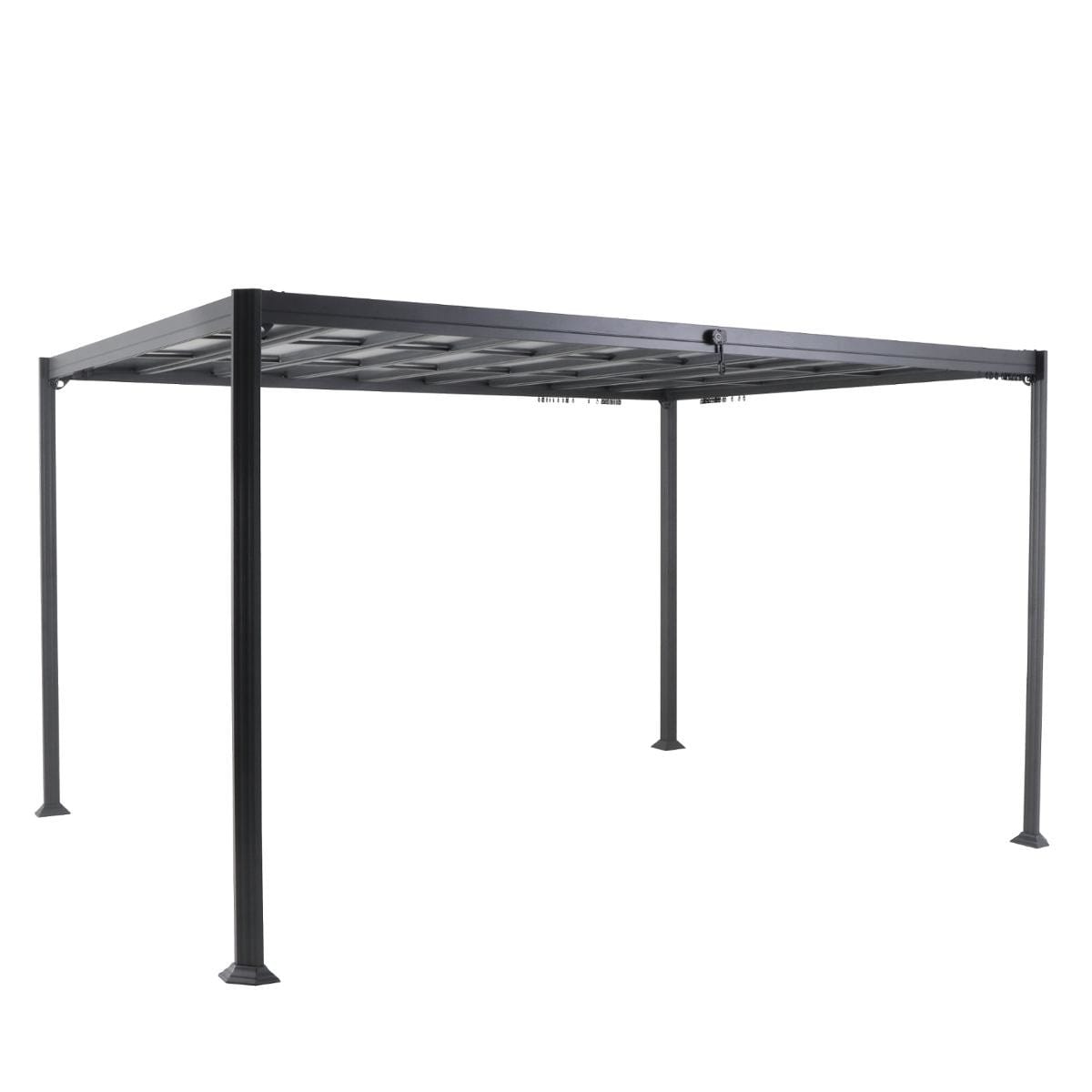 P&eacute;rgula Belize Lattes Cinza Graphite 3x3,8M