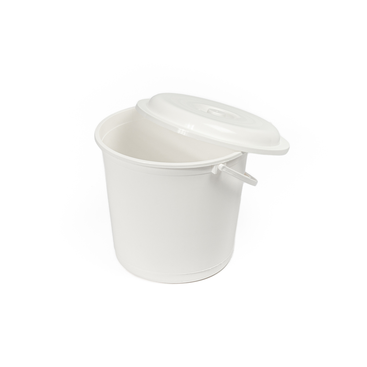 Cubo De Basura Con Tapa 16L Europa Blanco