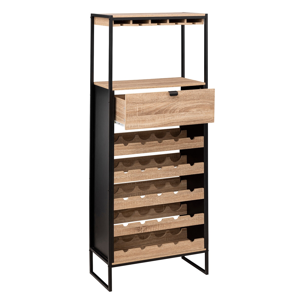 Mueble bar ALIAJ de mdf con botellero