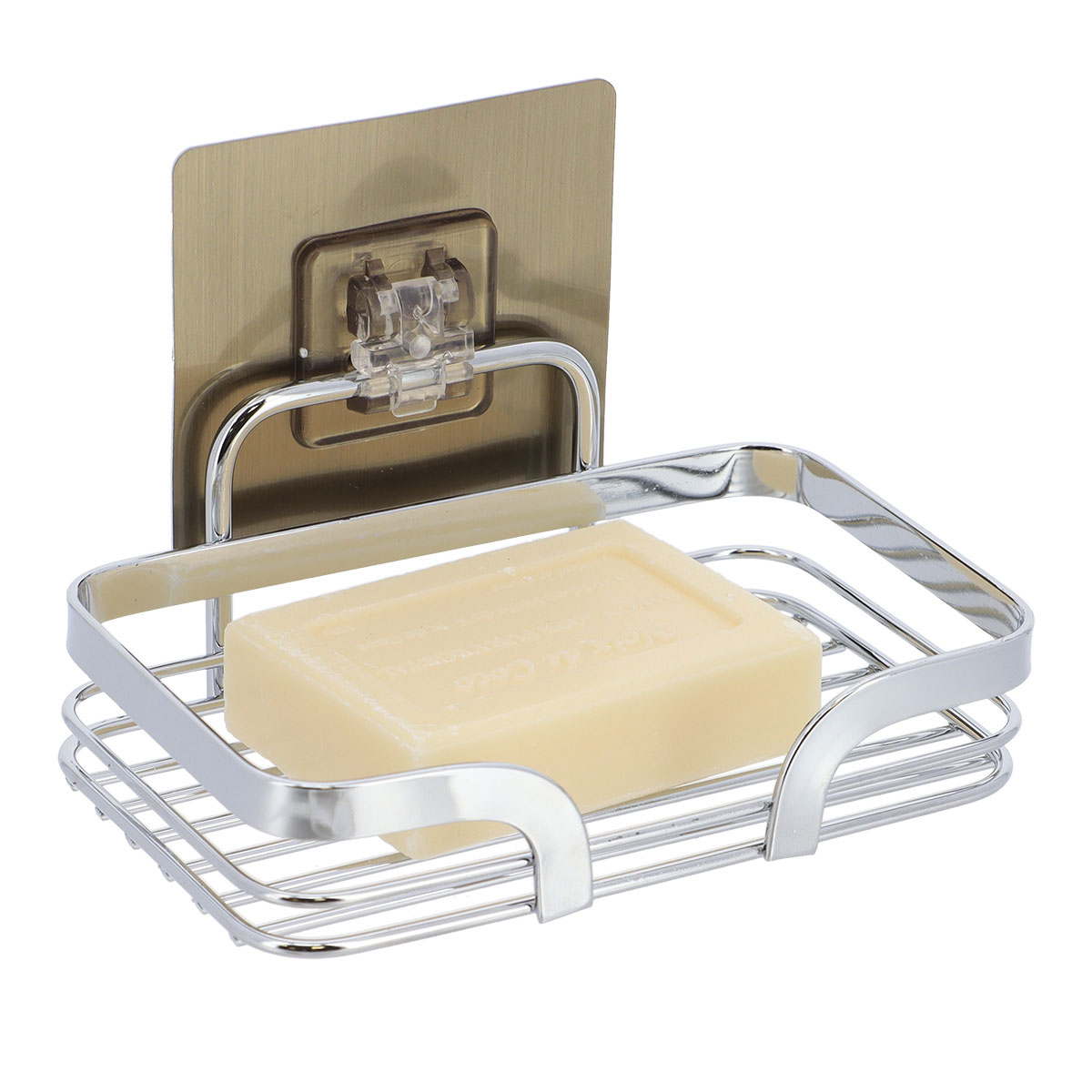 Jabonera C/Adhesivo Acero Inoxidable