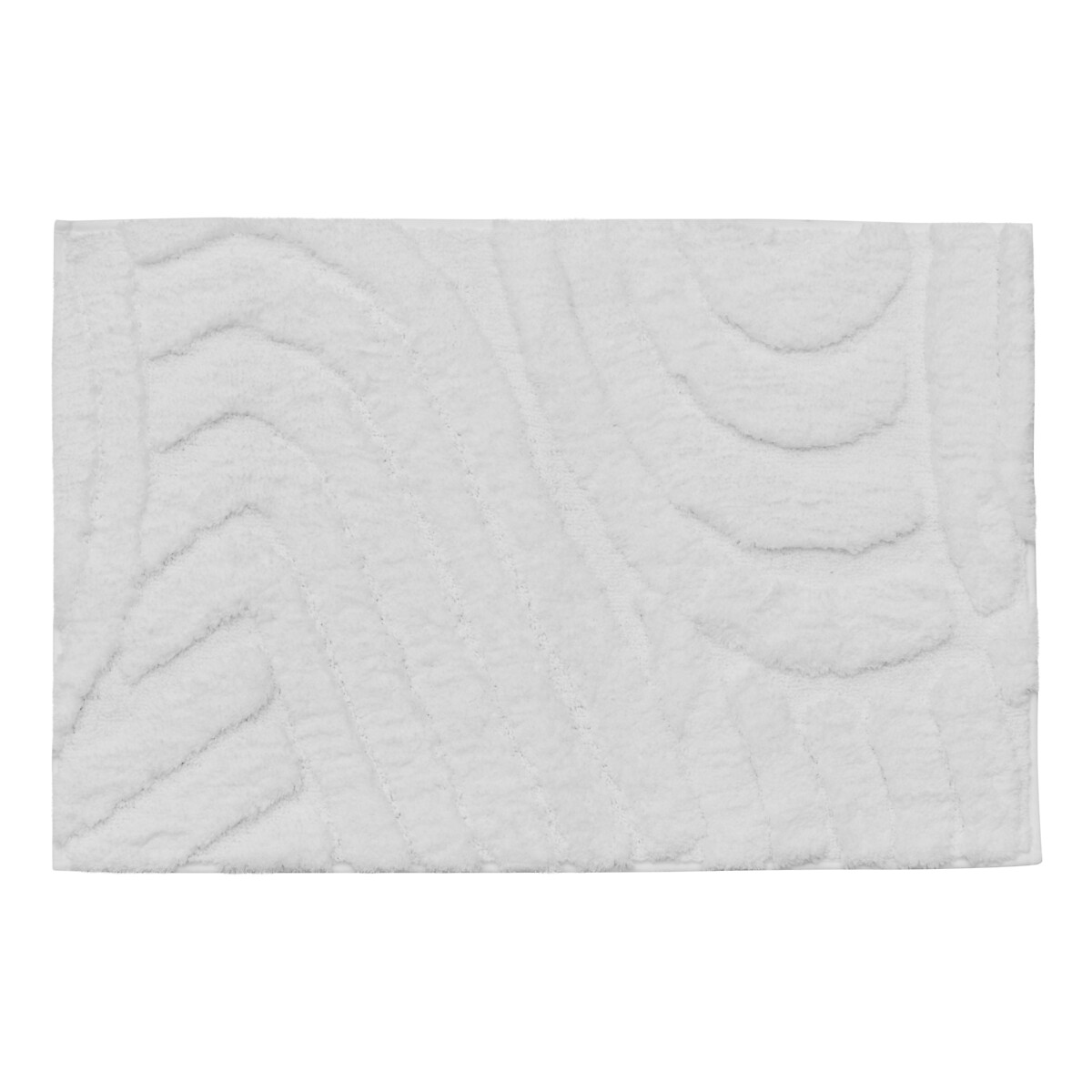 Alfombra de ba&ntilde;o blanco CLOUDY 50x75cm 