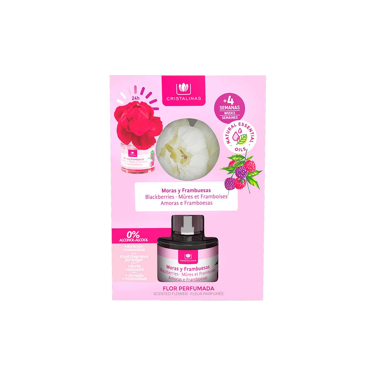 Ambientador C/Flor Aroma Moras 40ml