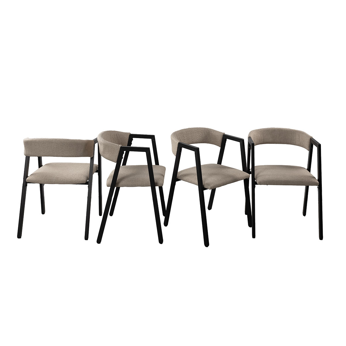 Juego de mesa y 4 sillas NOOK