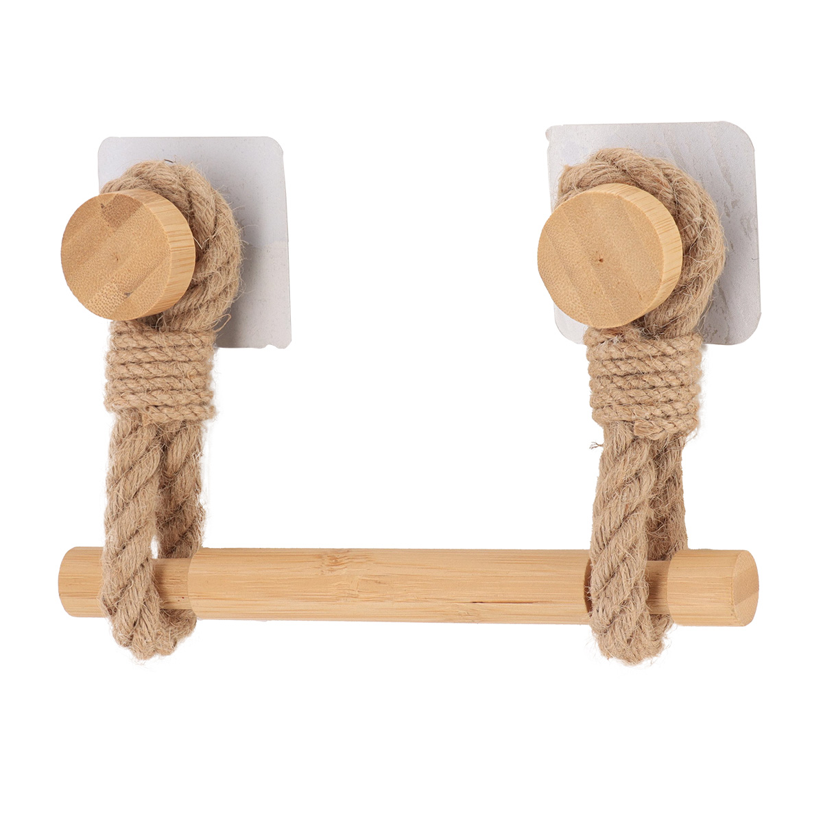 Portarrollos wc de bamb&uacute; con cuerda