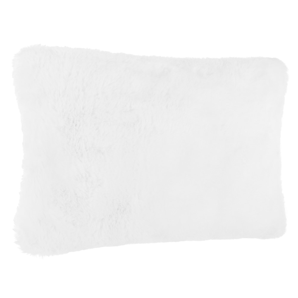 Coj&iacute;n De Pelo Sint&eacute;tico Blanco 30x45Cm