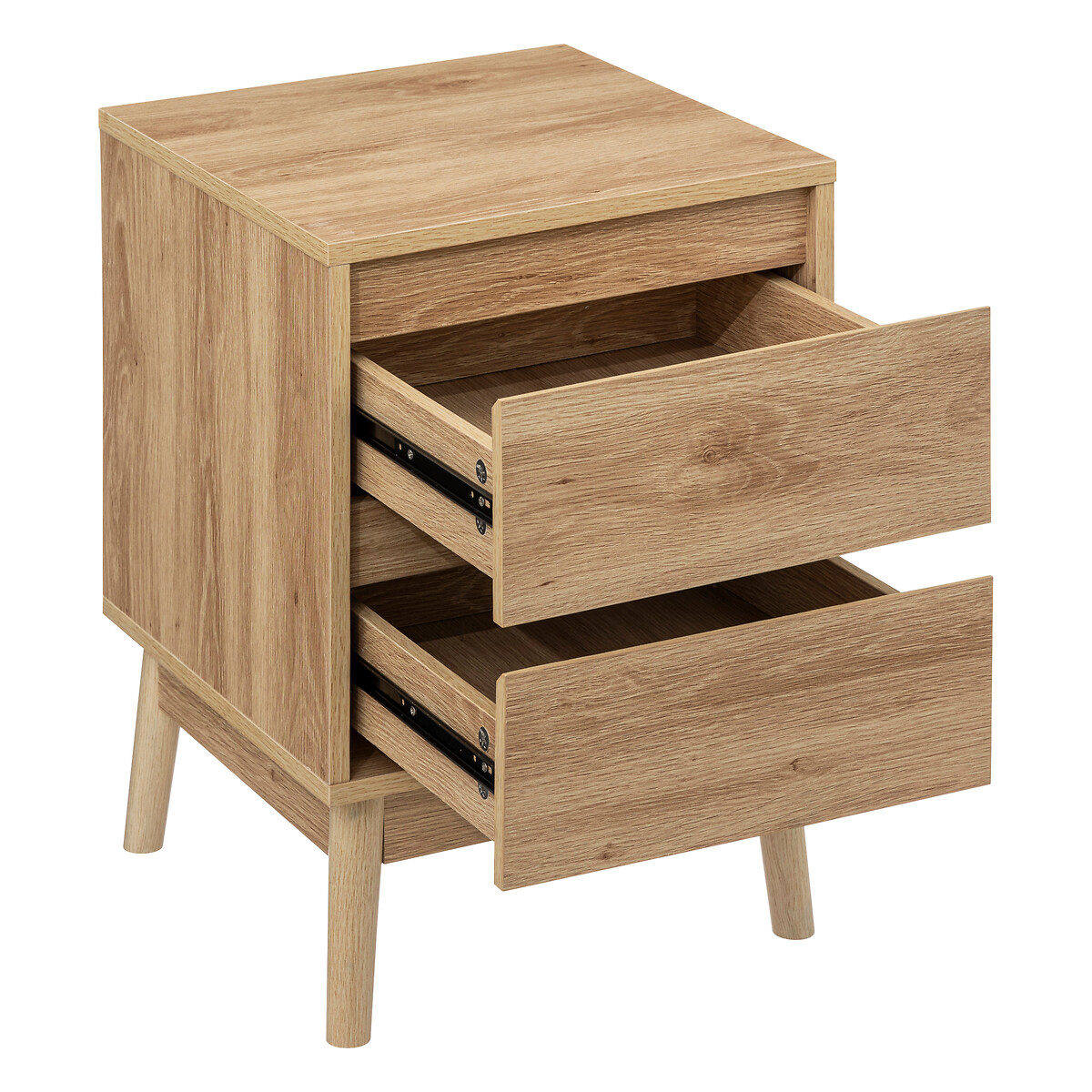 Mesita De Noche Abana Beige MDF