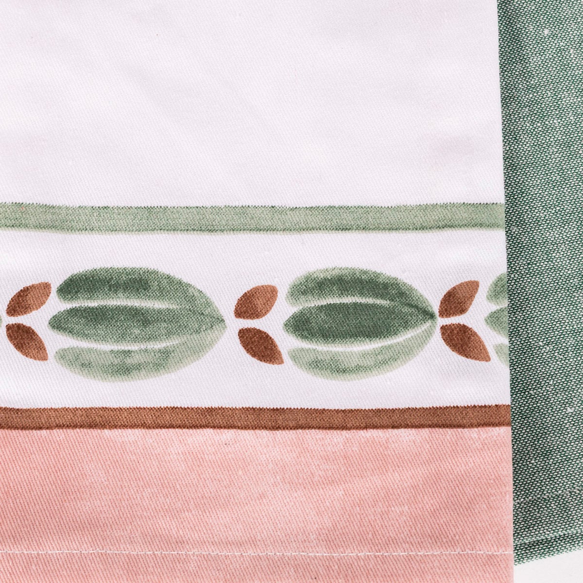 Set de 2 pa&ntilde;os de cocina verde 