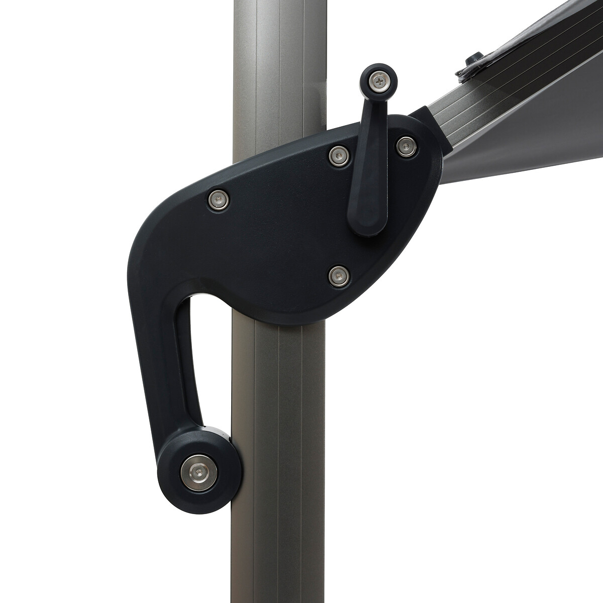 Parasol EQUADOR gris ardosia adonizado 3x4m