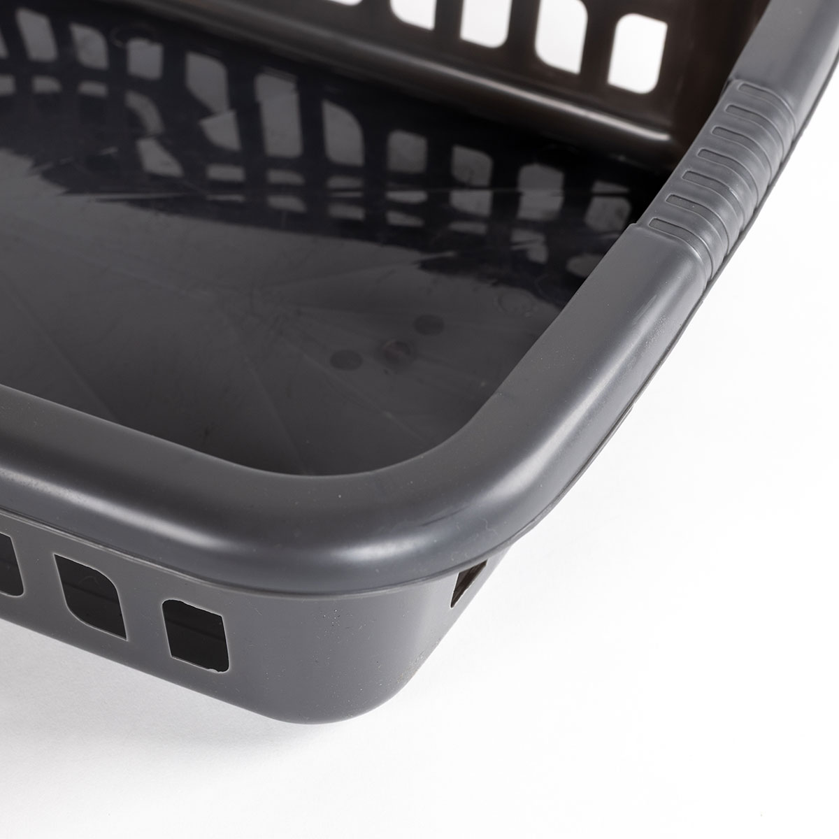 Cesto para colada bajo gris 20L