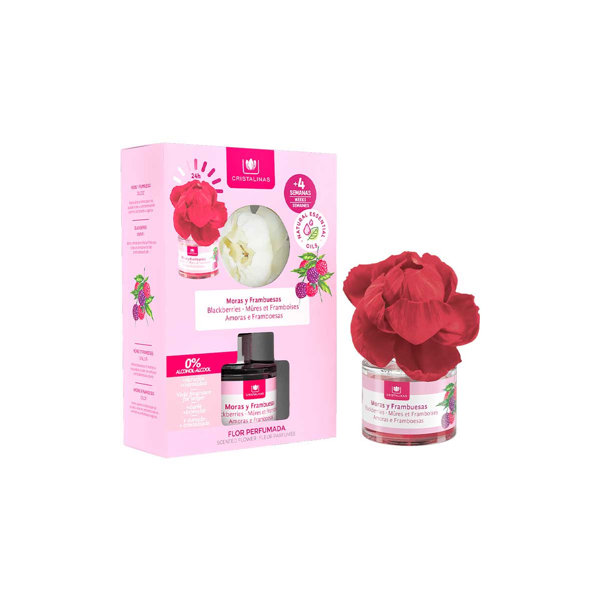Ambientador C/Flor Aroma Moras 40ml