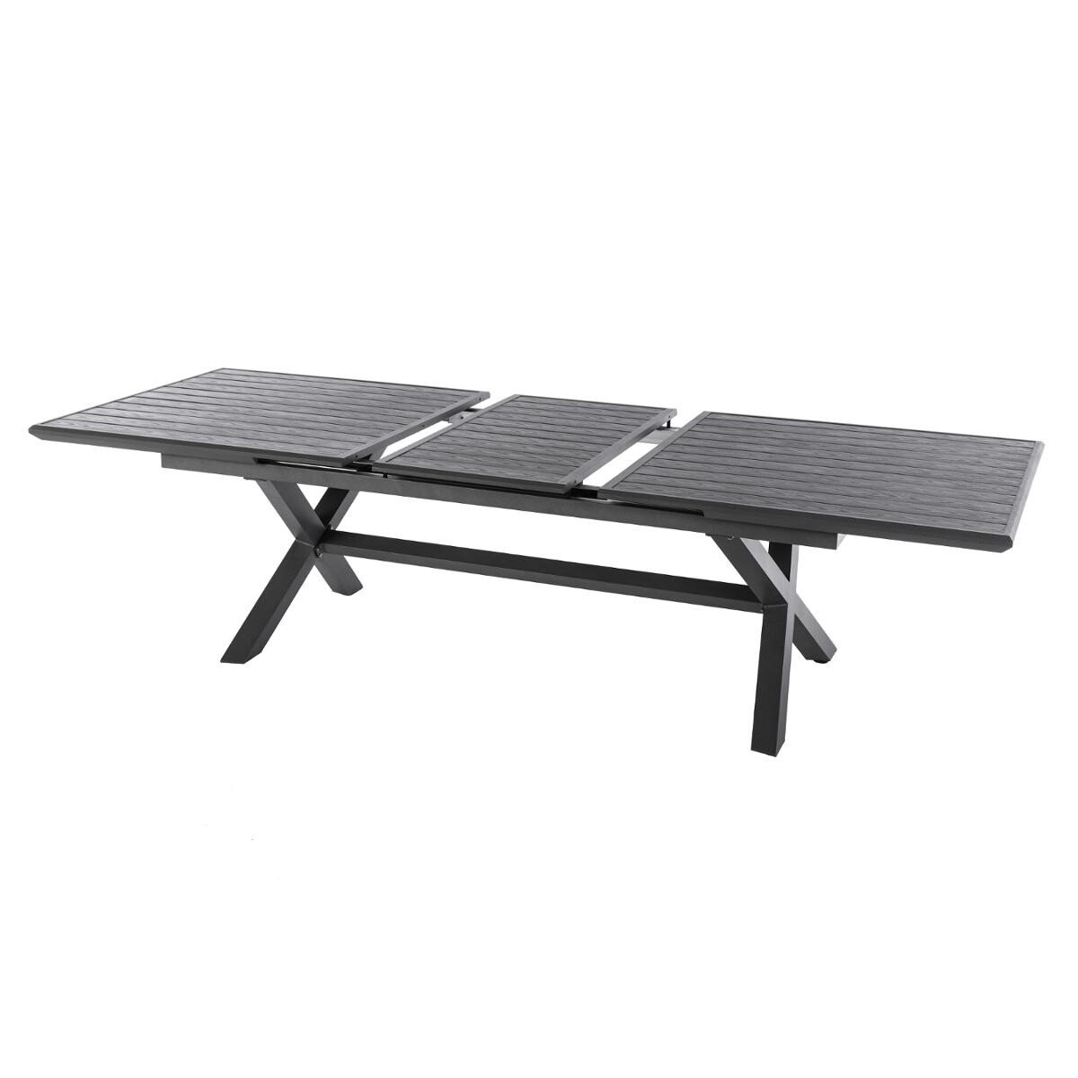 Mesa extensible AXIOME gris ardósia 220-279cm