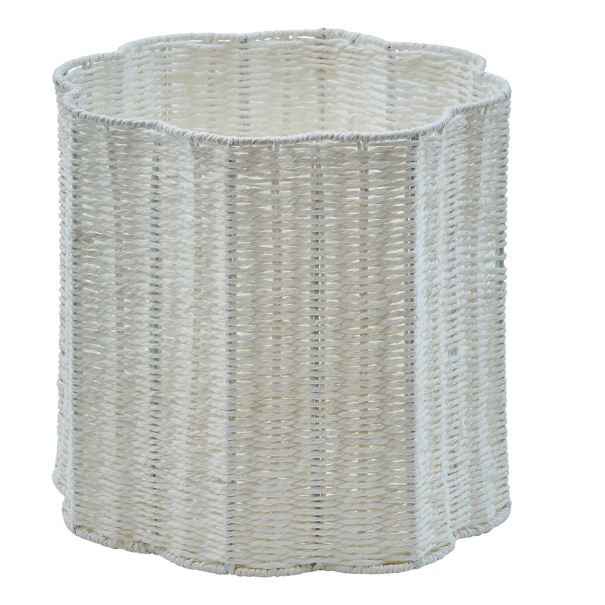 Cesto BLOOMY blanco de cuerda 38cm