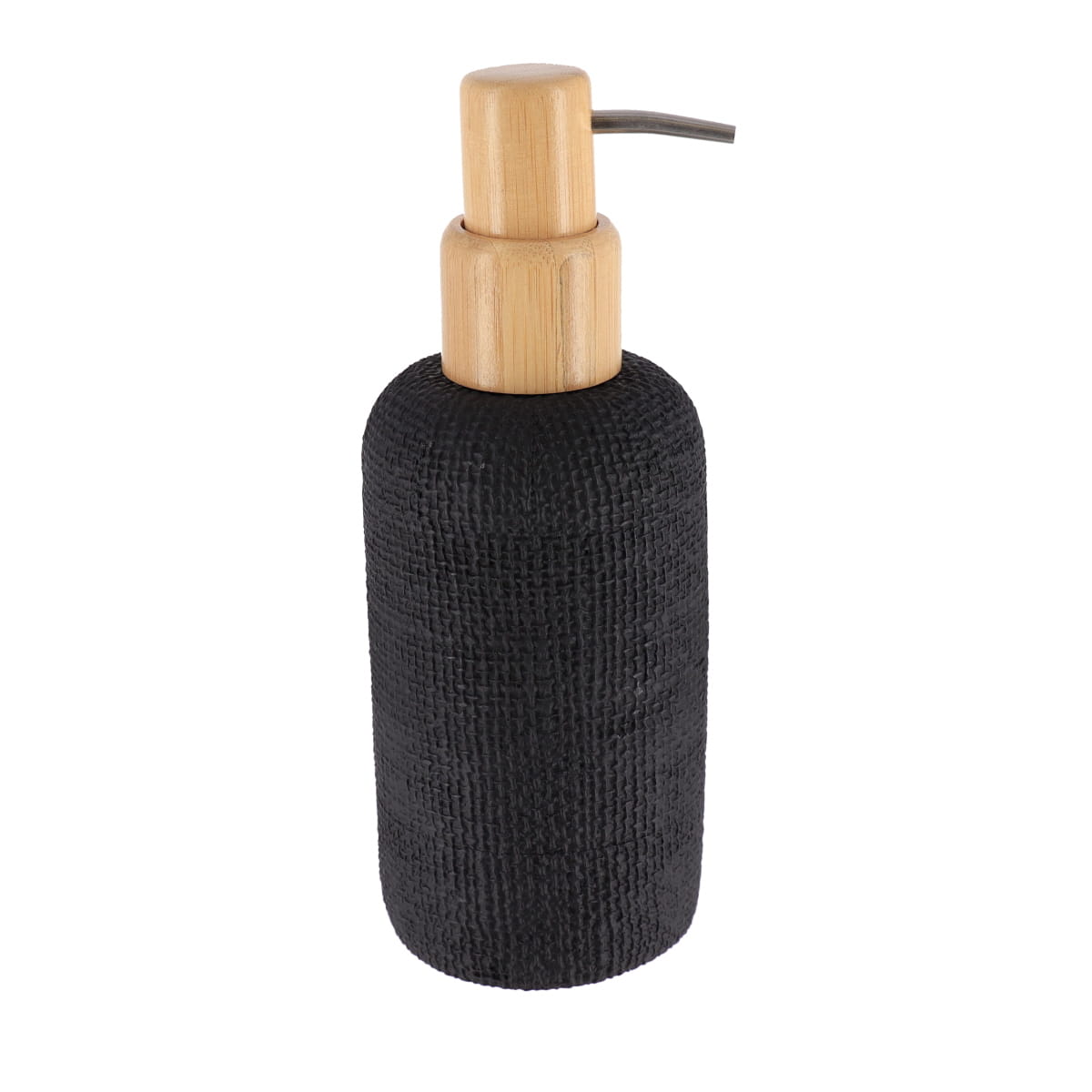 Dispensador de jab&oacute;n liquido efecto malla negro 