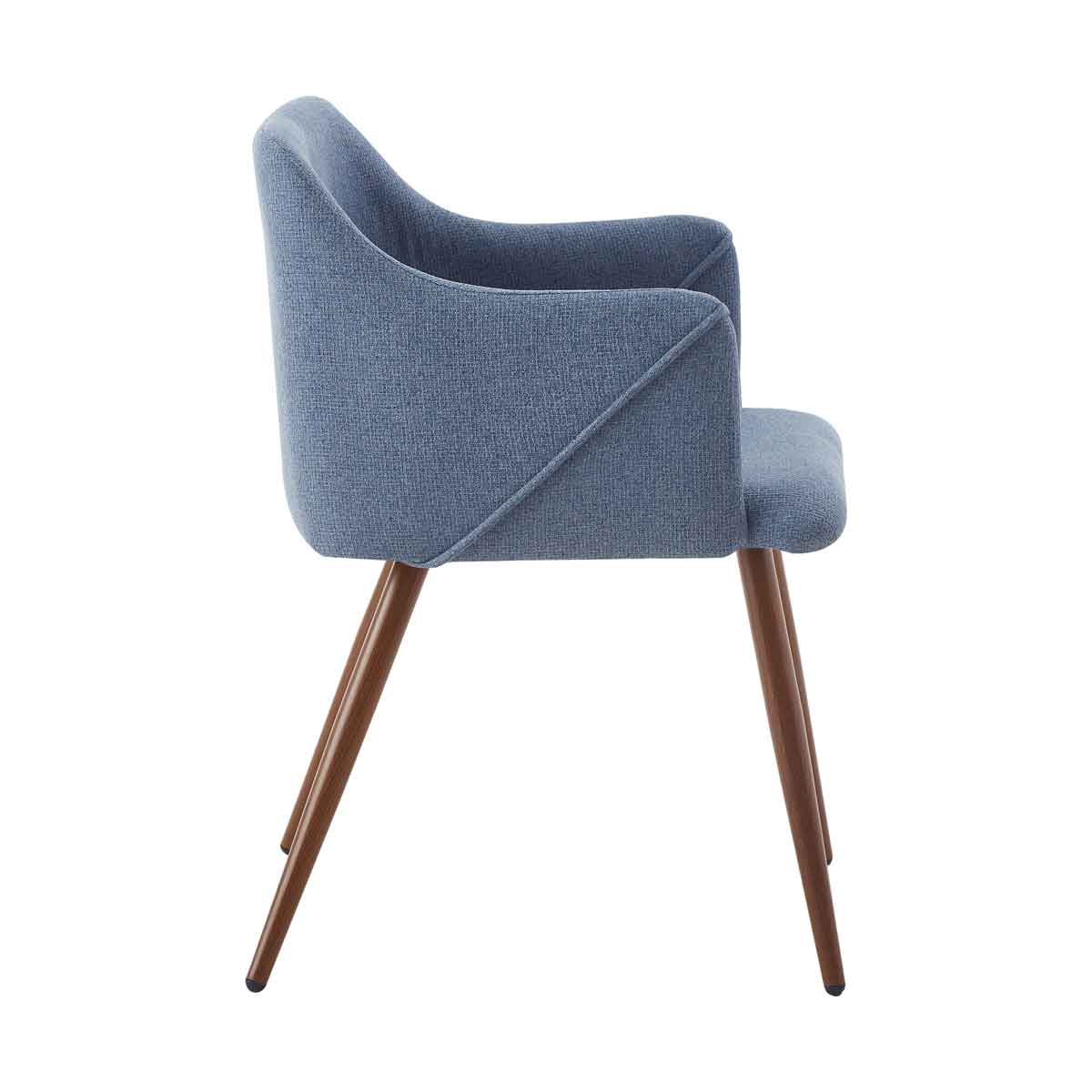 Sillón ALDRIDGE de tejido azul
