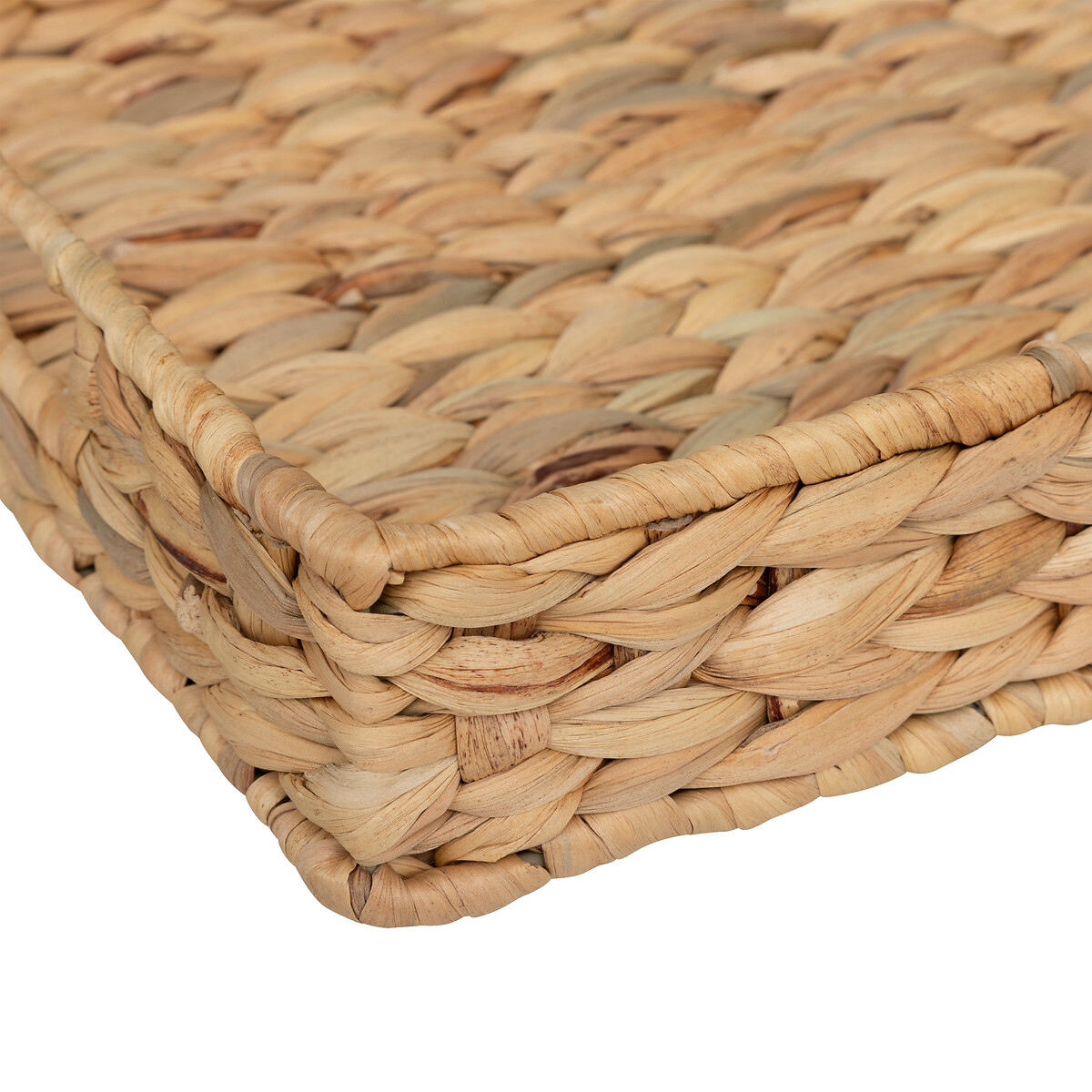 Bandeja rectangular HARMONY beige de yute