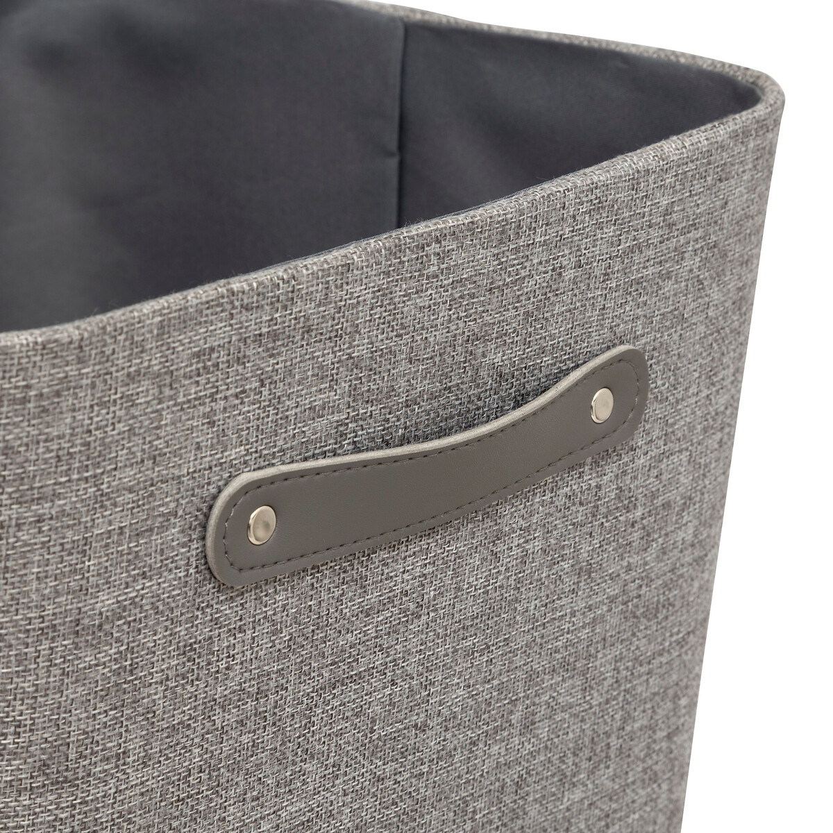 Caja de almacenaje ROUNDY gris 31x31cm