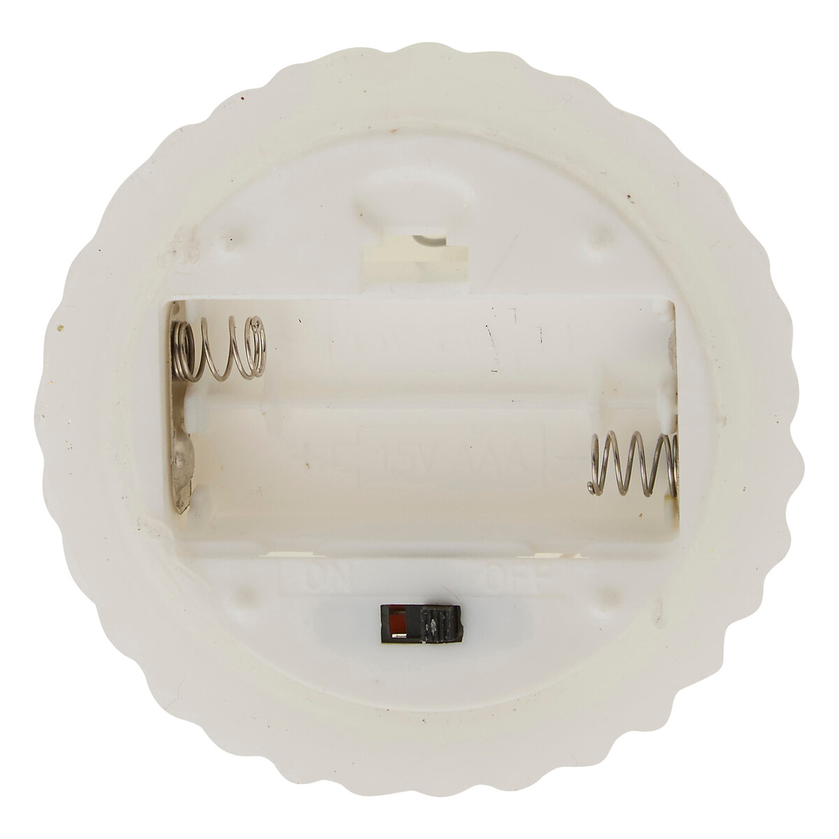 Vela árbol de Navidad led blanco 22,5cm 