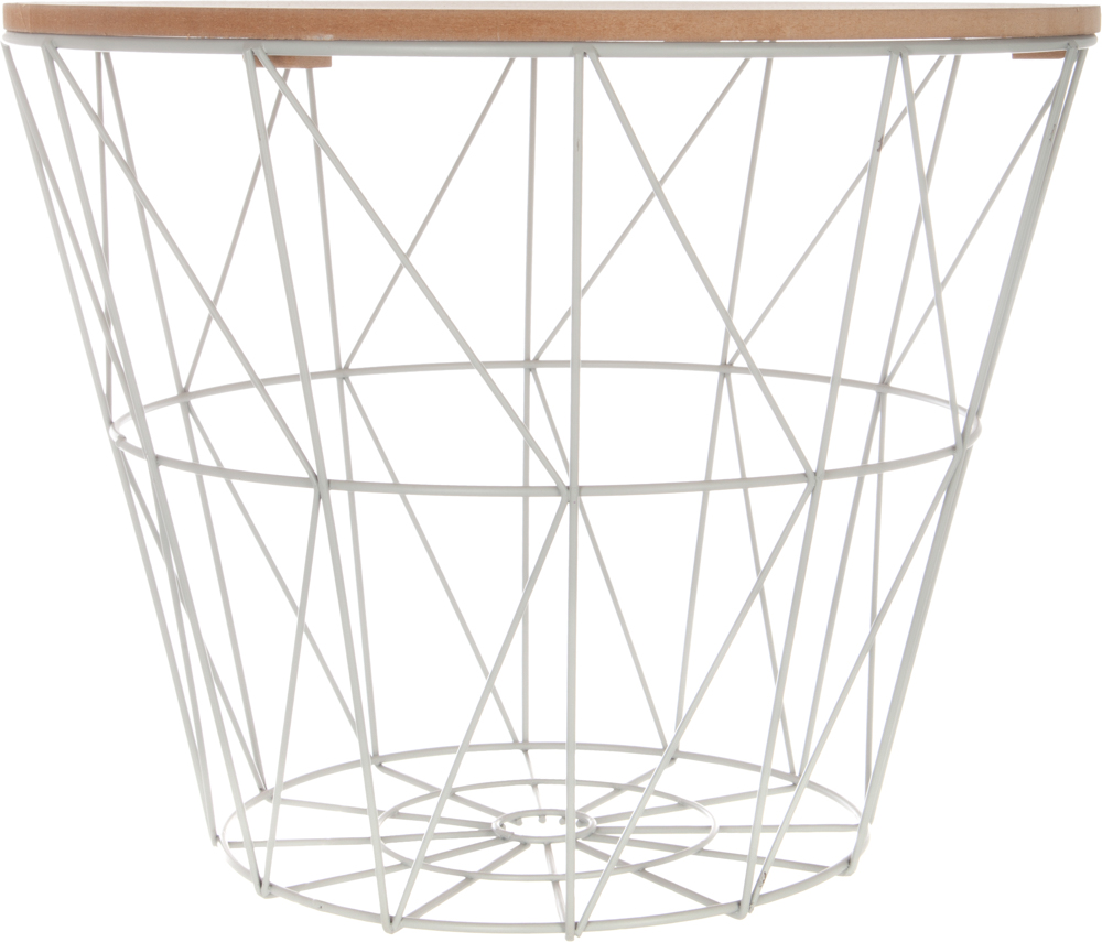 Mesa De Apoio Kumi Cinza 38cm