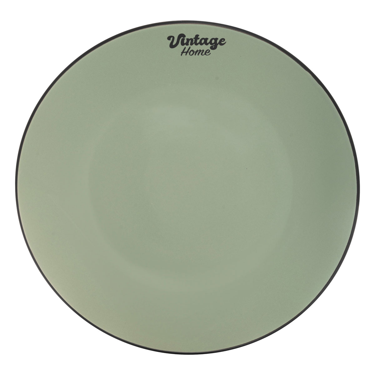 Plato llano BE VINTAGE verde 27cm
