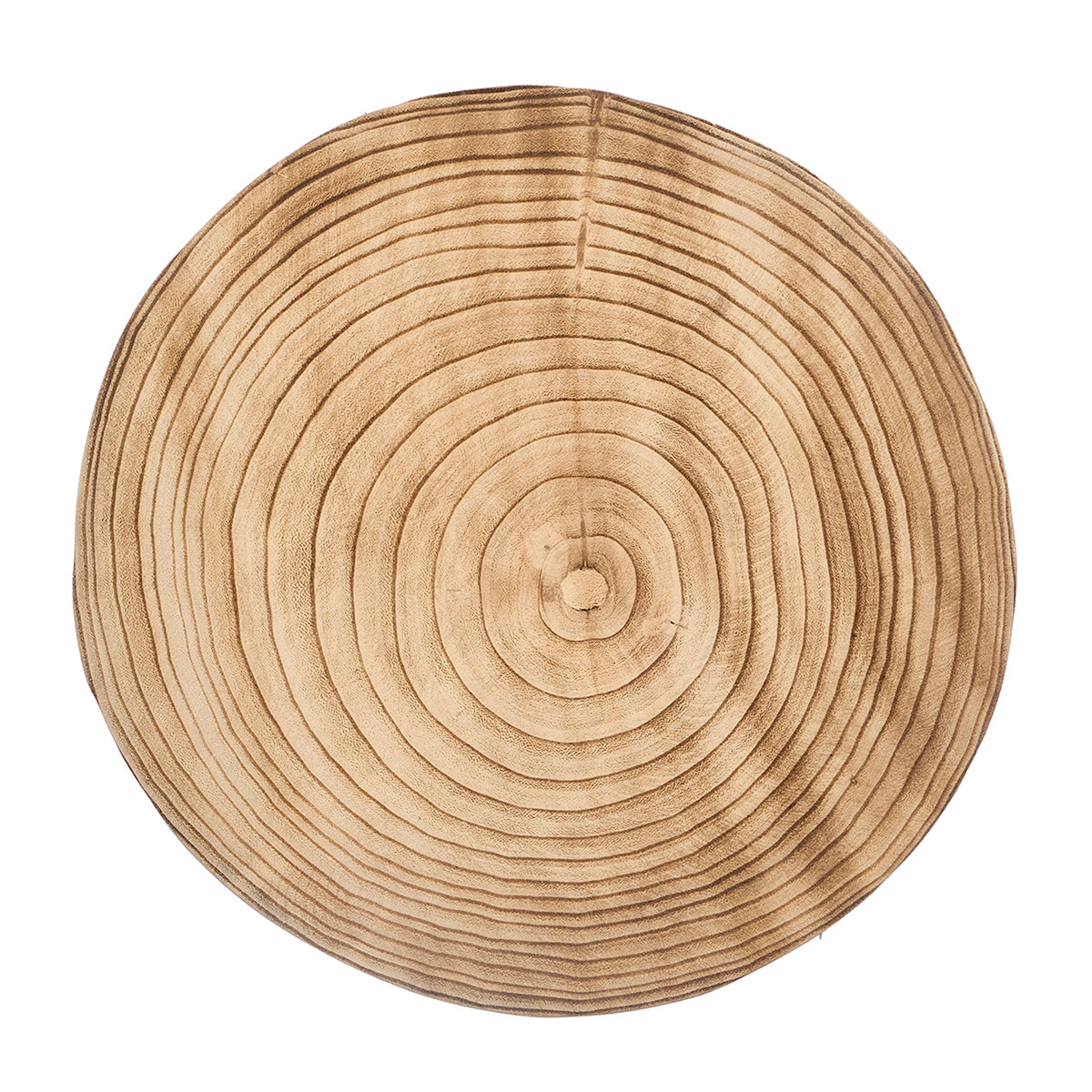 Base Redonda De Madera Quemada 36cm