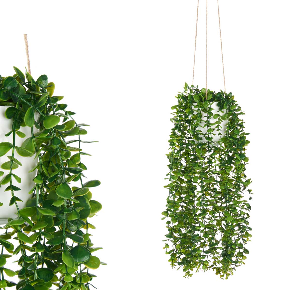 Maceta Colgante Con Planta 22x24x55Cm